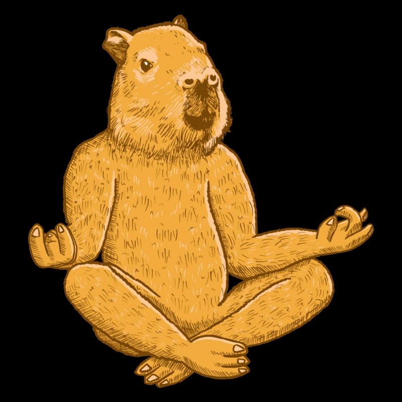 Capybara Yoga Exercise