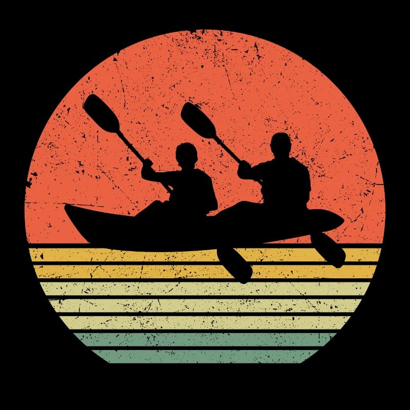 kayak canoe retro kayaking rowing rowing team