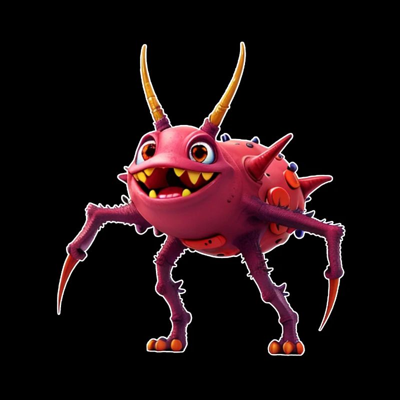 Monstre rouge TickToc