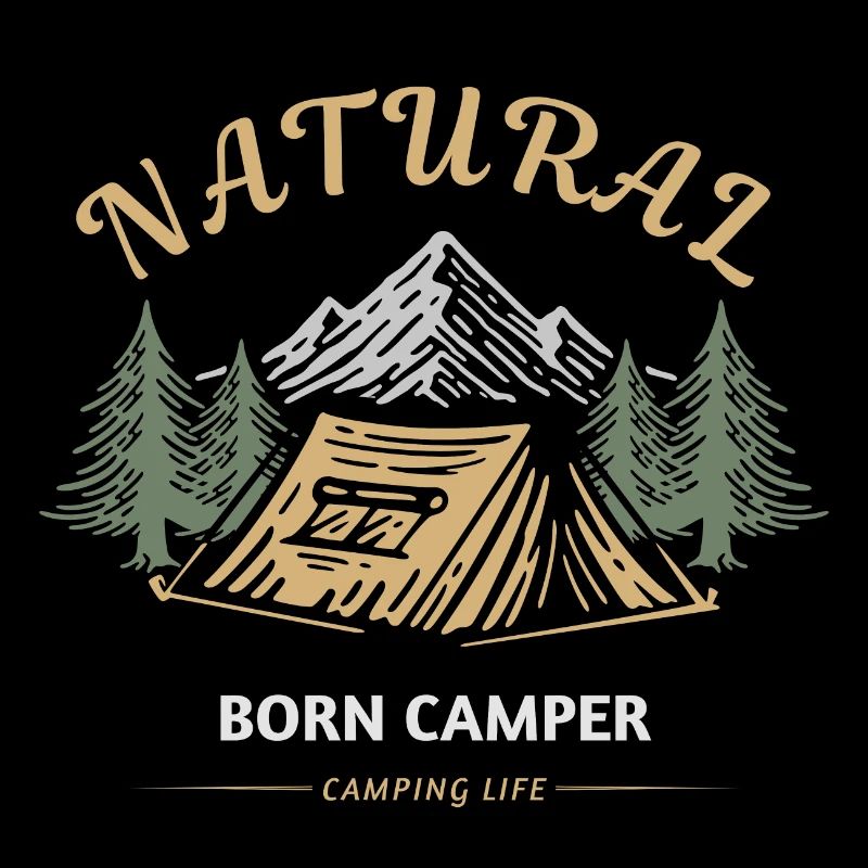Campeur né Vie de camping