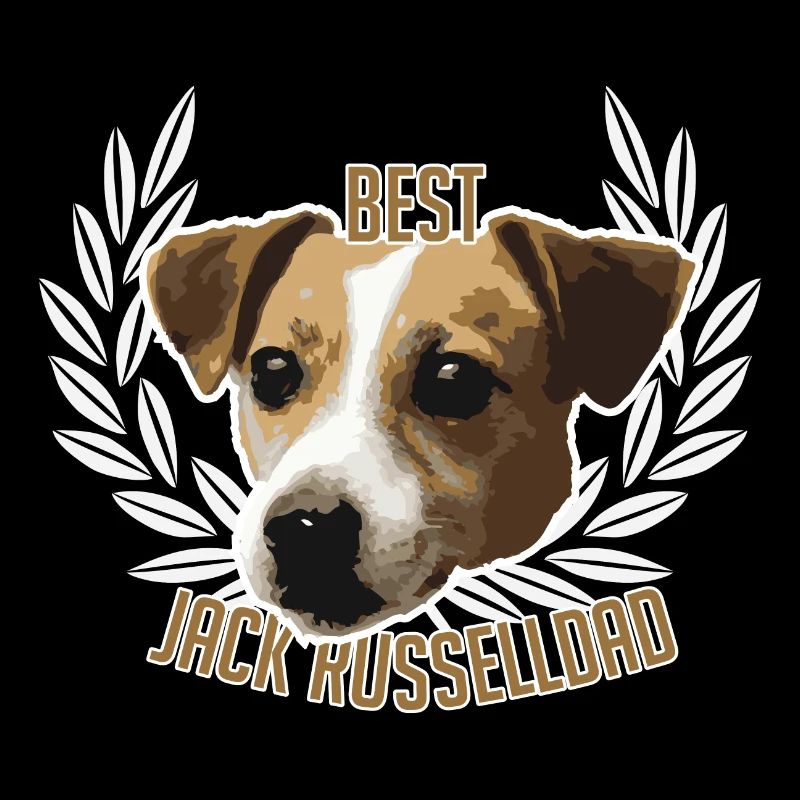 Bester Jack Russell Papa Hunde Spruch