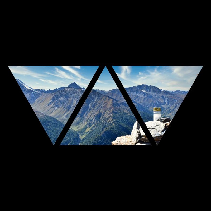 Alps Triangle Mountains Austria Gift Hiking