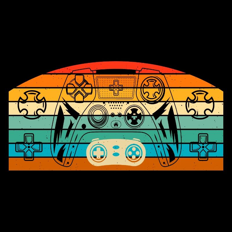 Vintage Retro Gaming Controller