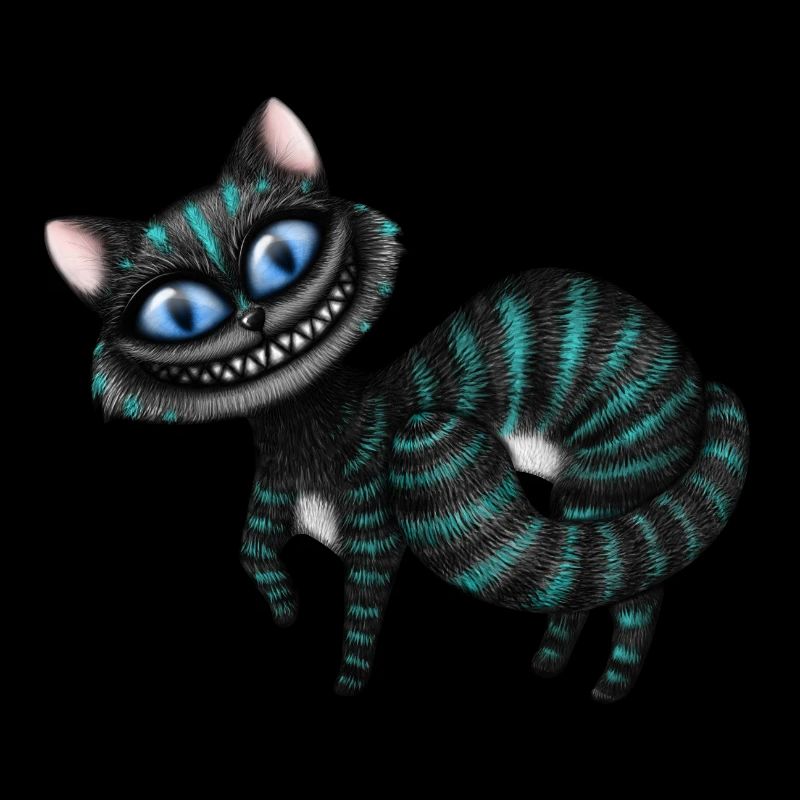 Blaue Cheshire Katze