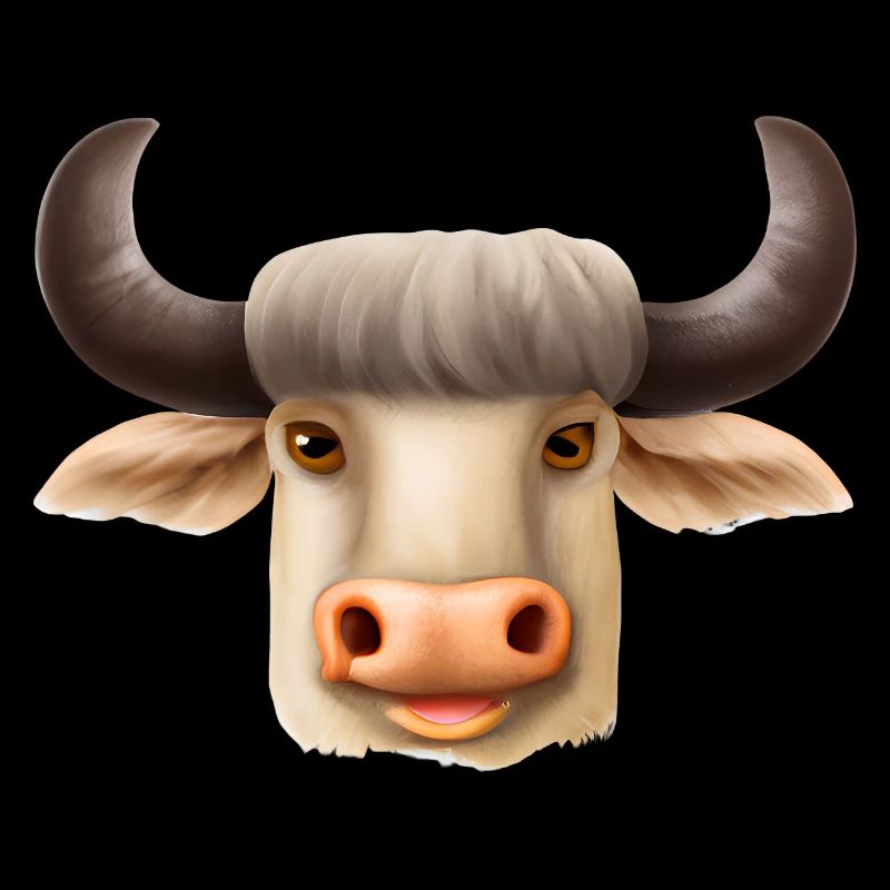 Buffle mignon dessiné