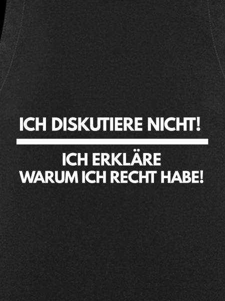 ICH DISKUTIERE NICHT