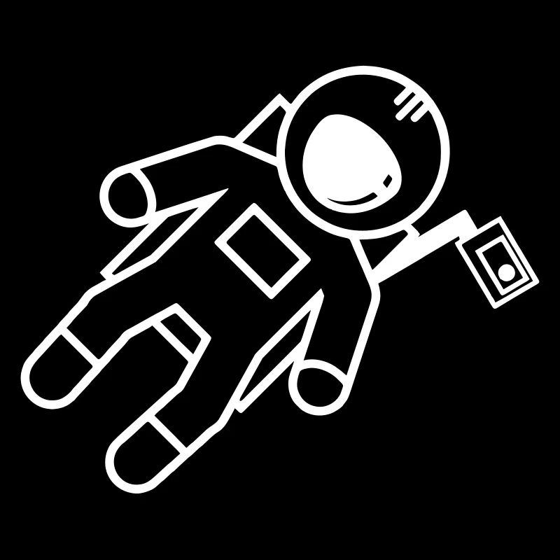 astronaute cosmos espace drôle et cool dans l'espace