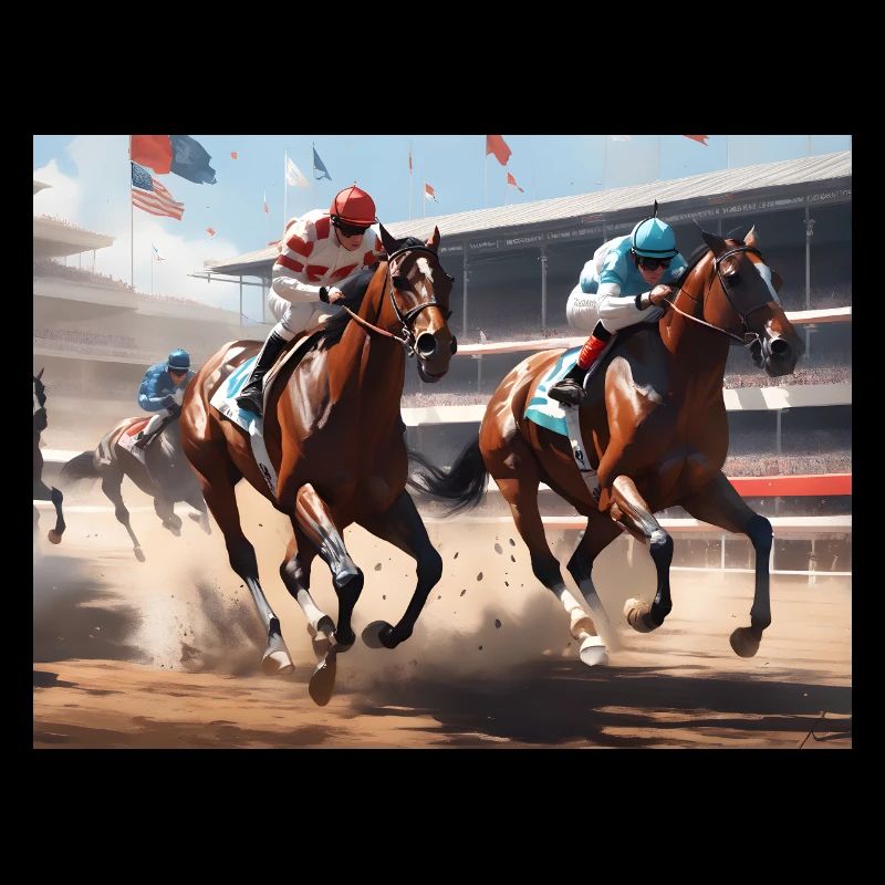 Course de chevaux #1