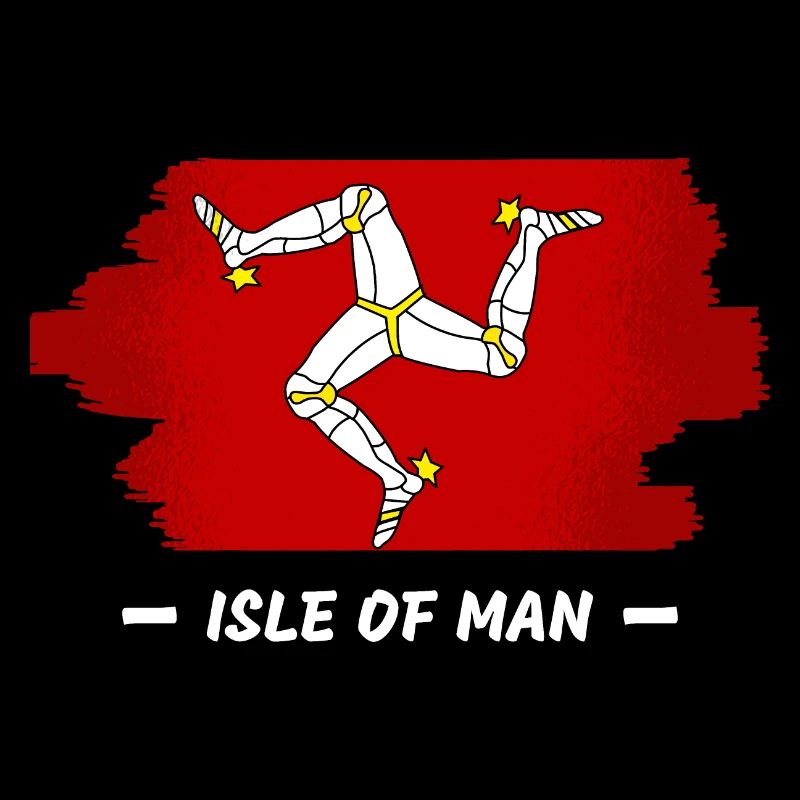 Île de Man Flagge Triskele Drapeau de l’île de Man