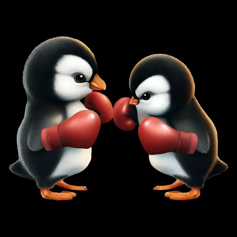 Pinguin Boxkampf