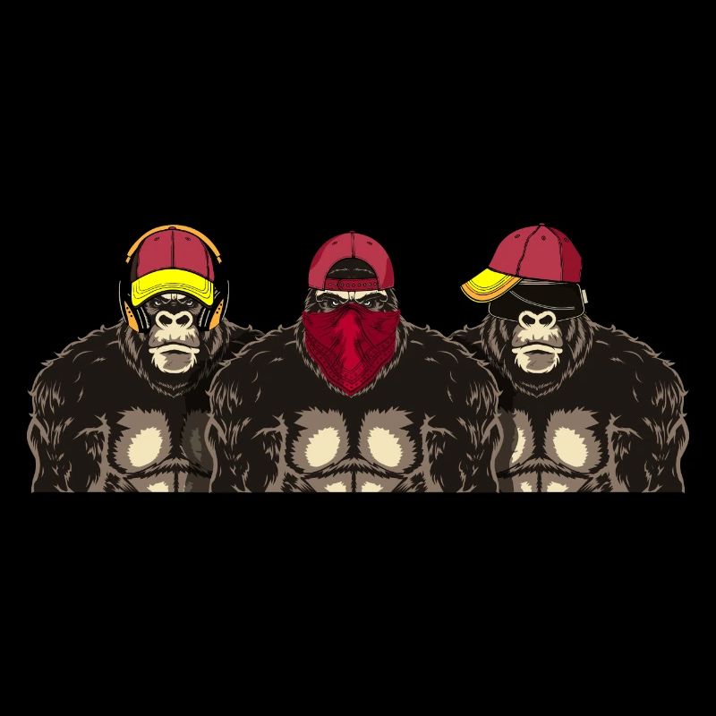 Three Wise Monkeys Don't Hear Talking See Gamers