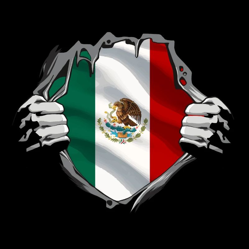 Mexique Drapeau Mexicain Drapeau Mexique Amérique du Sud