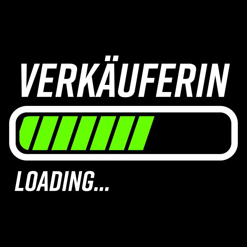 Verkäuferin Loading Ladebalken
