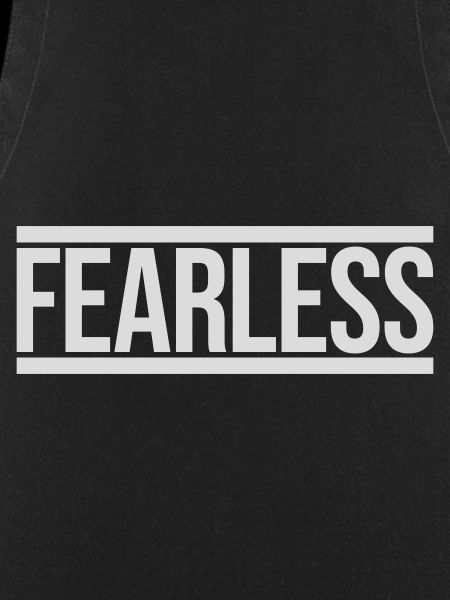 fearless Text Zitat Design