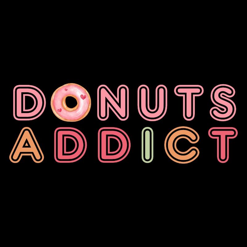 Donuts süchtig Liebe