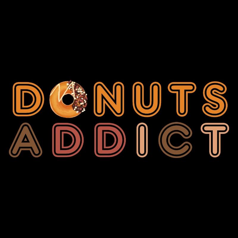 Donuts süchtig Schokoperlen