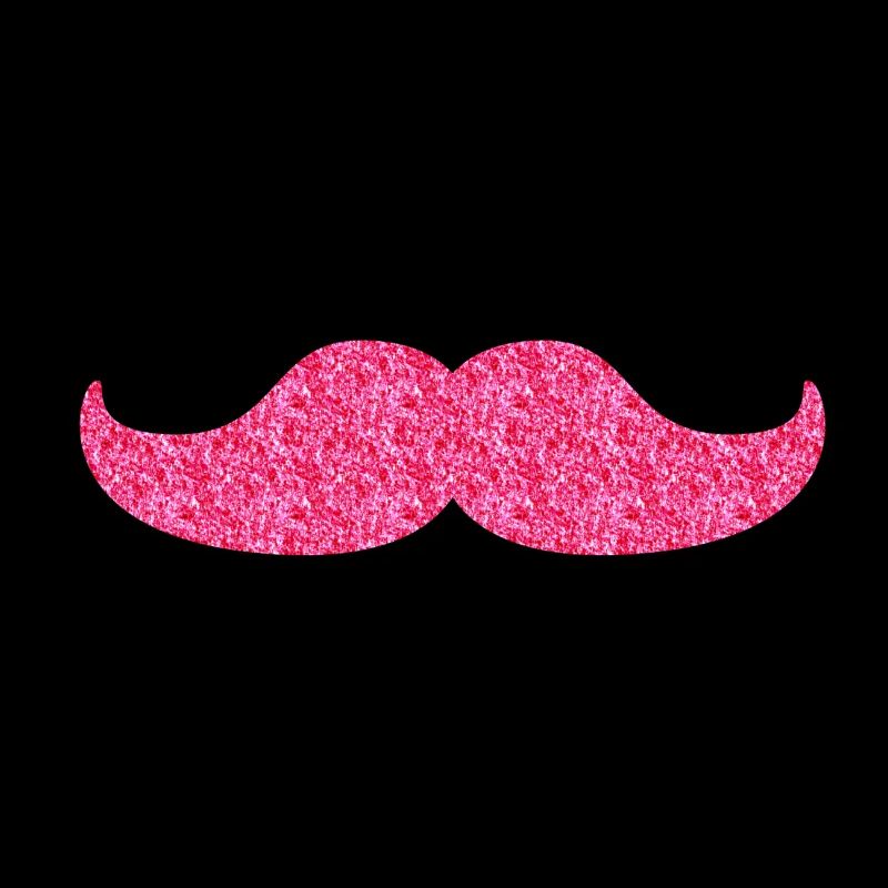 moustache étincelante