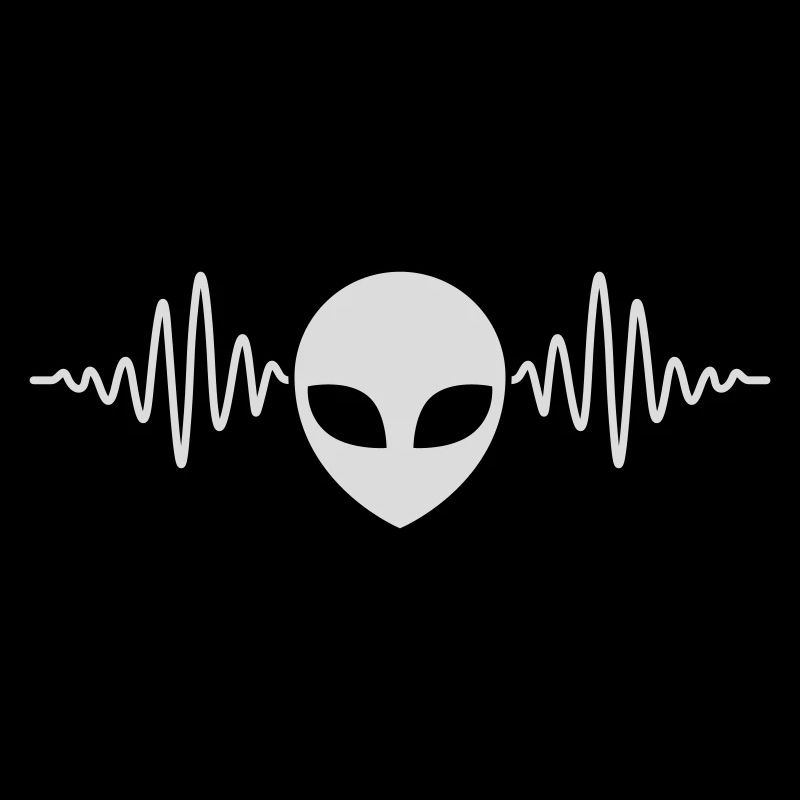 Impulsion de fréquence Tête extraterrestre