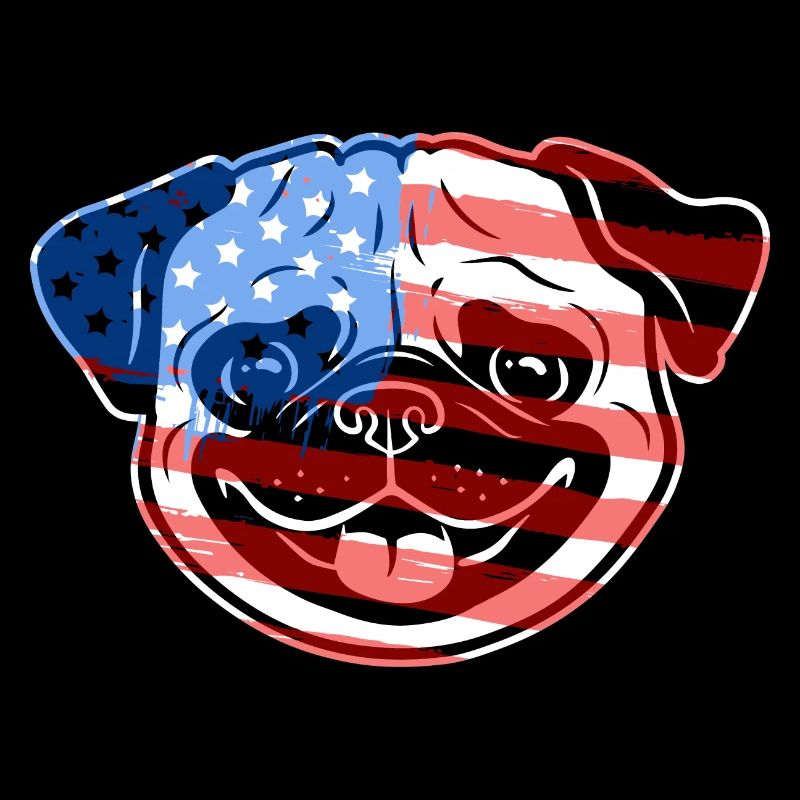 Pug Pug Flag