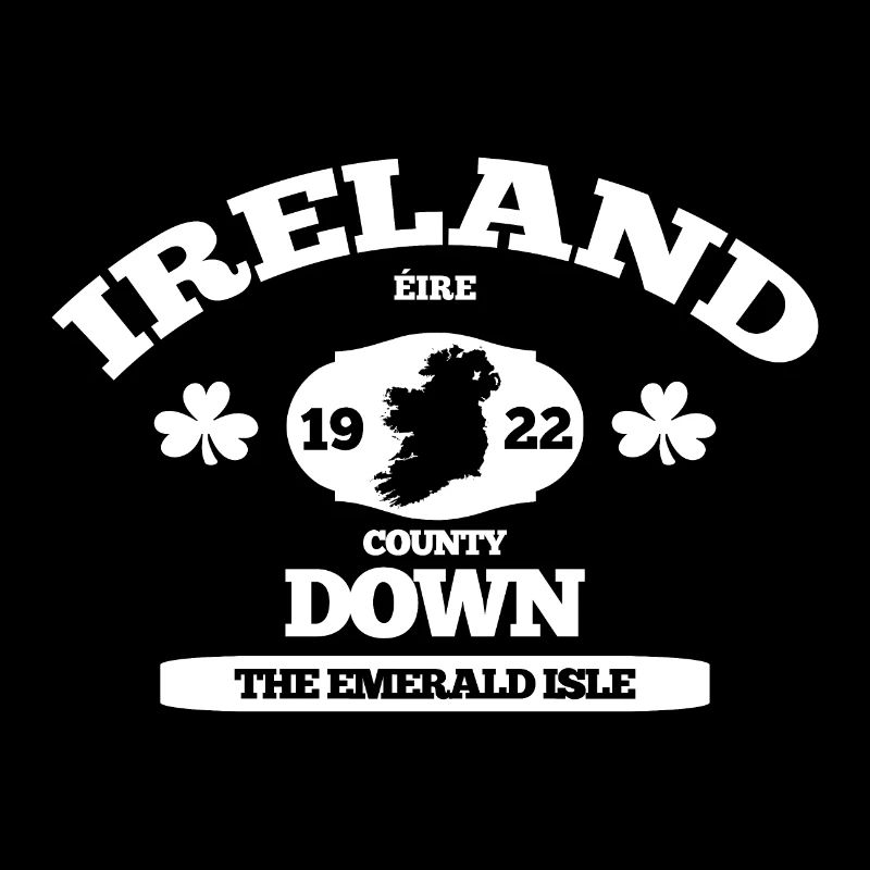 Runter Irland. Klassisches irisches Design