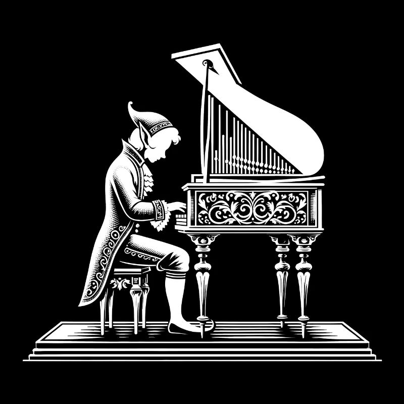 Elf am Clavichord