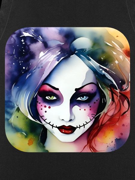Cool Harlequin Gothic Girl