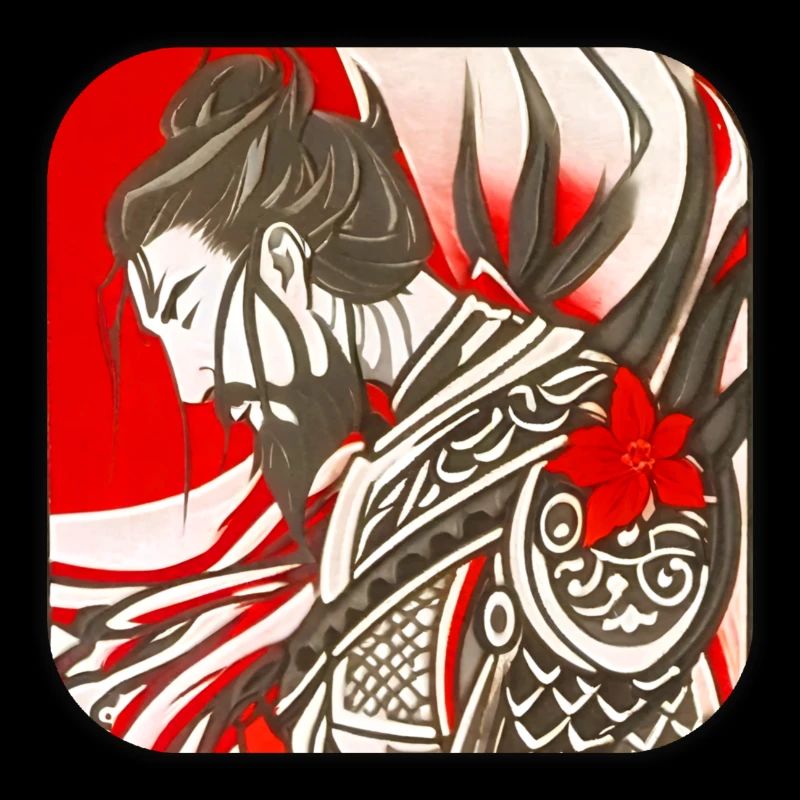 Stolzer Samurai Krieger