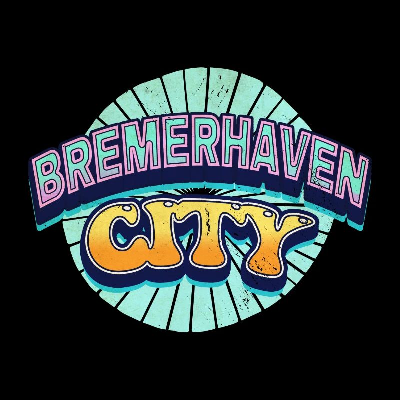 Bremerhaven Deutschland Schrift Pop Art Comic