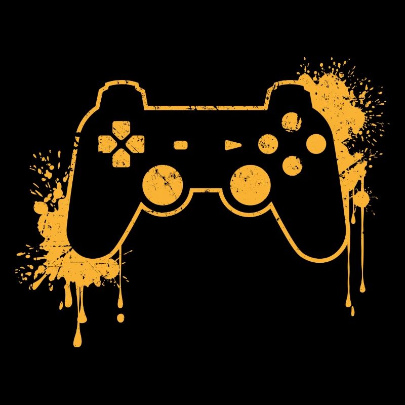 CONTROLLER RETRO in gelb