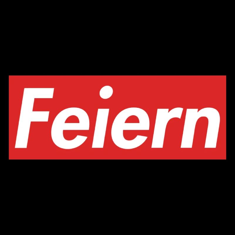 Feiern Schriftzug Geschenk