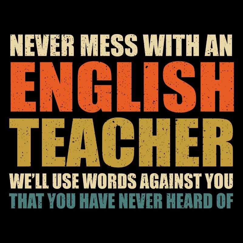 Professeur d'anglais disant