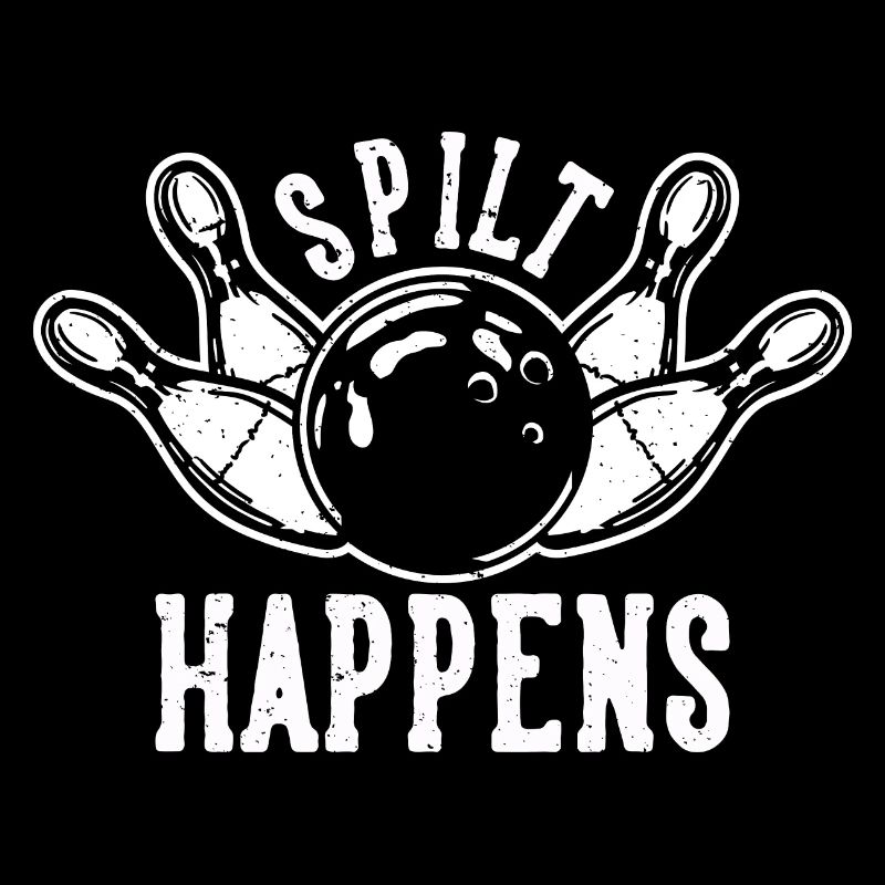 Split Happens Bowling Pins Bowler Bowling-Team