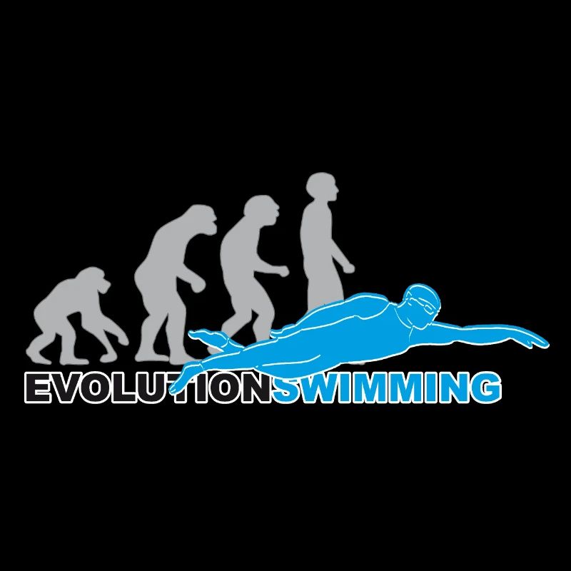 evolution swimming, swim, schwimmen, Schwimmer