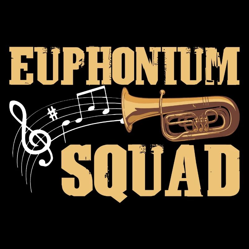 Euphonium Euphoniumspieler Blechbläser Euphonist