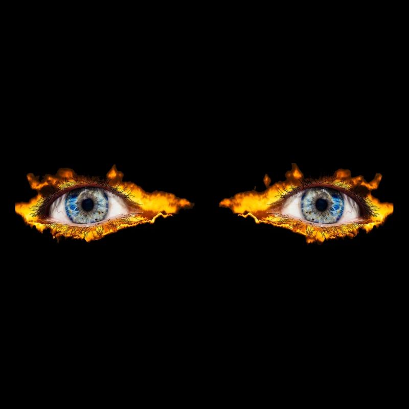 Explosion des yeux de feu