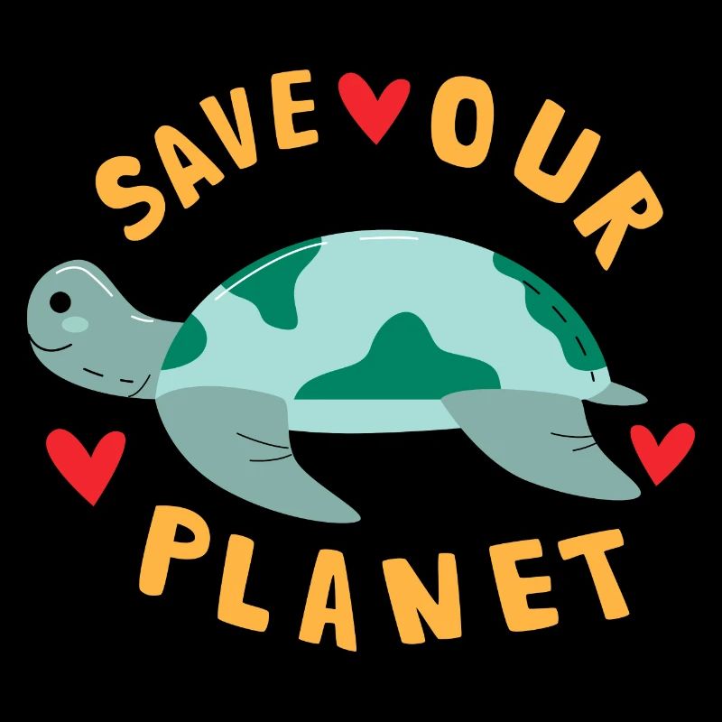 Save Our Planet Turtle Changement climatique durable