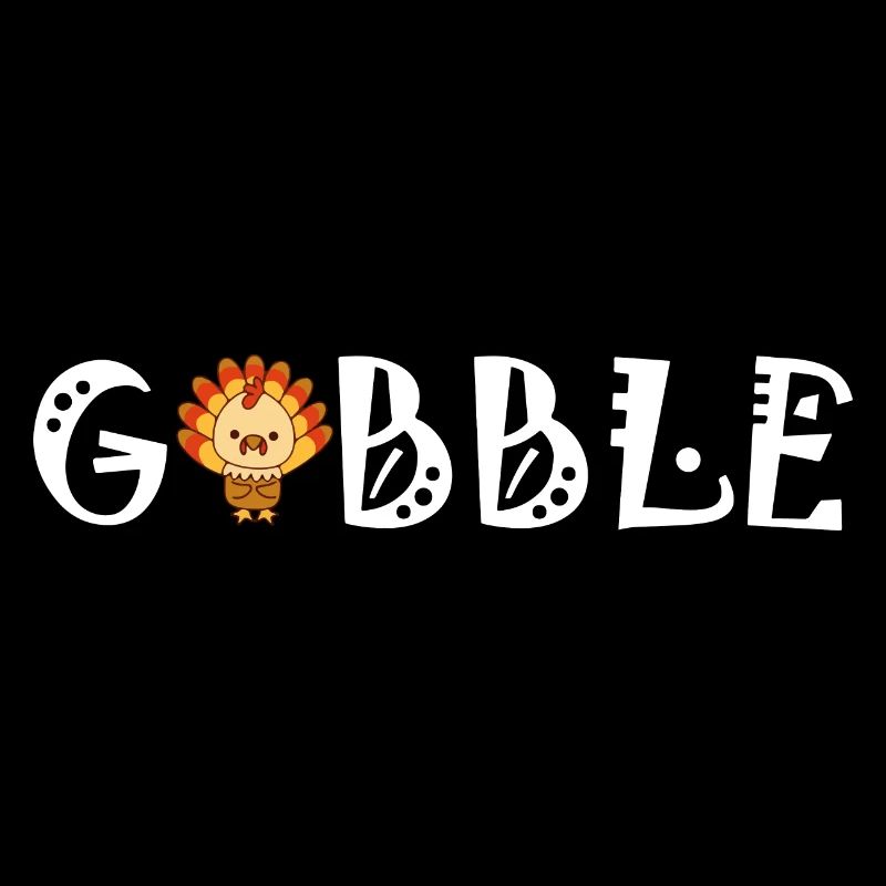 Gobble Lustiger Thanksgiving-Truthahn