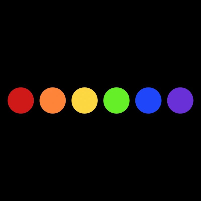 PRIDE Regenbogen Punkte