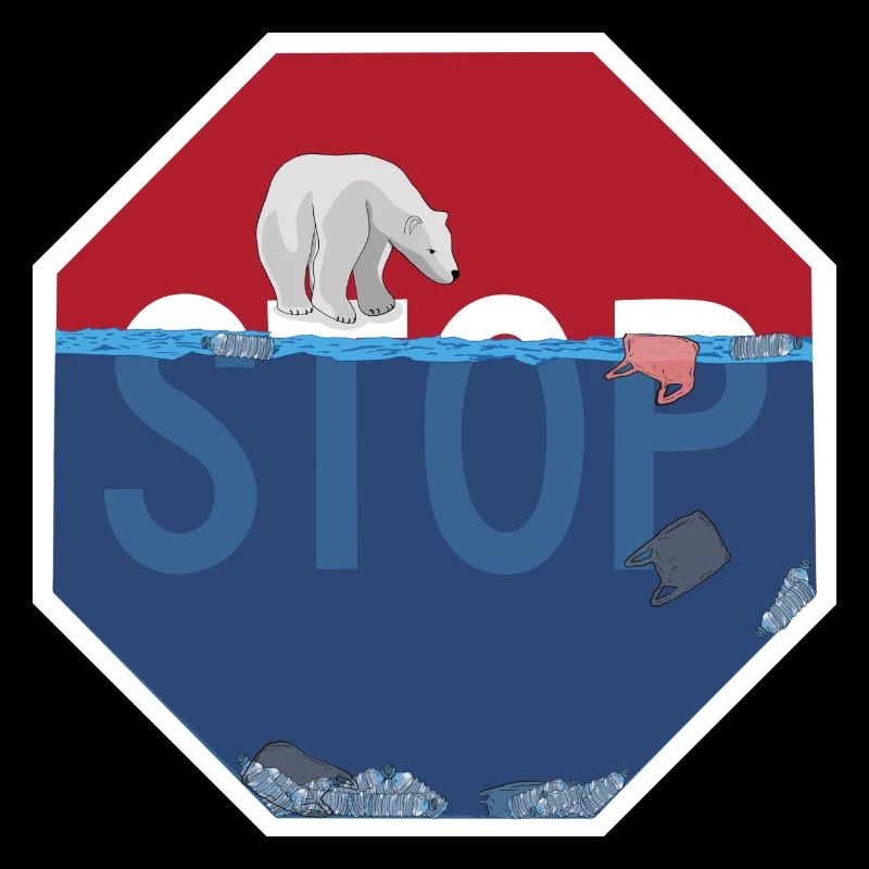 STOP plastic pollution / STOP à la pollution