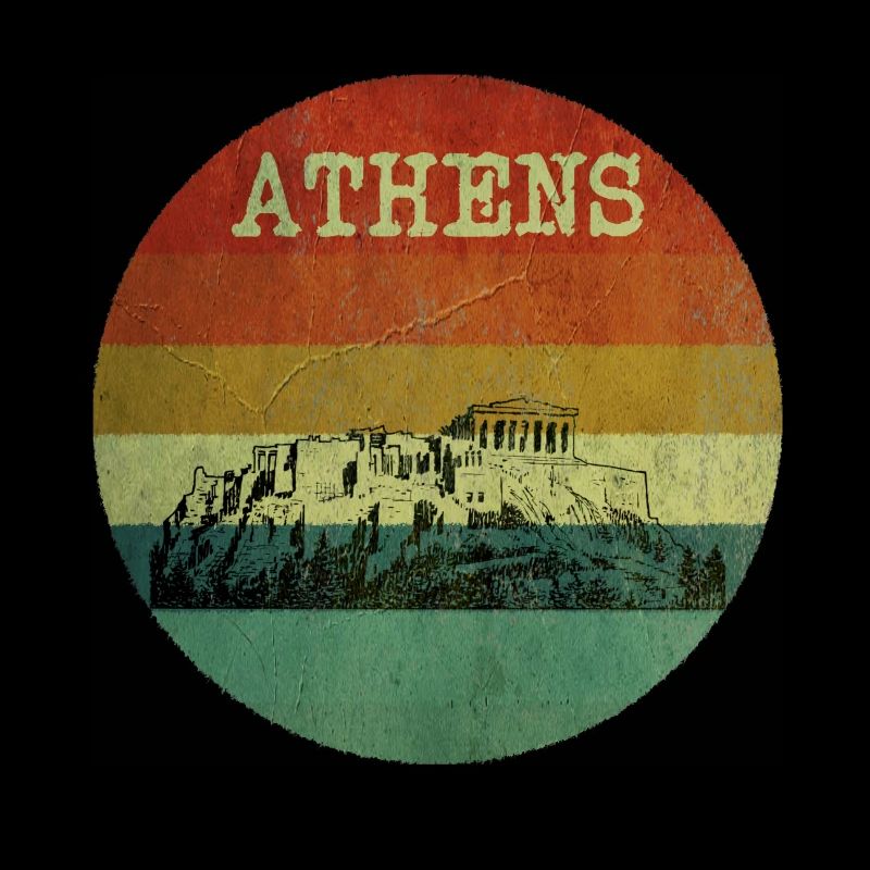 Athens Skyline - Rétro