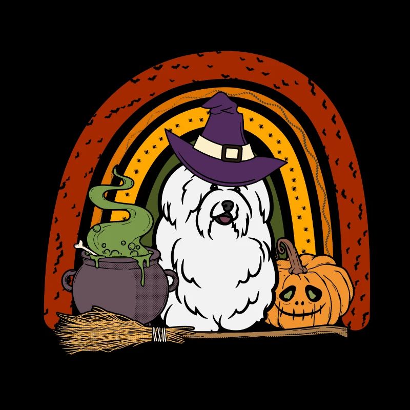 Mignon Coton de Tuléar Chien d’Halloween