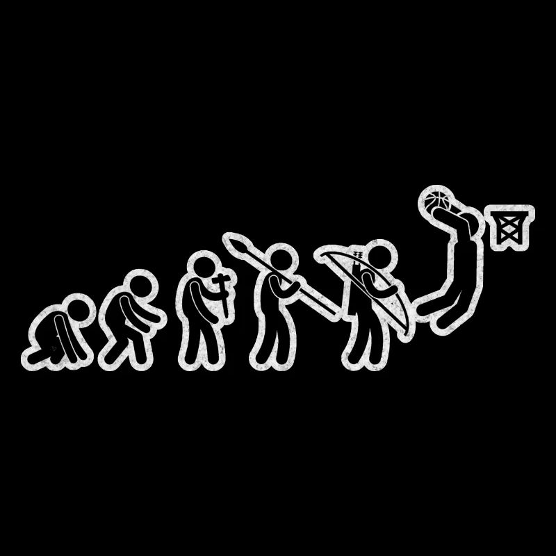 Evolution Basket-ball Noir Grunge