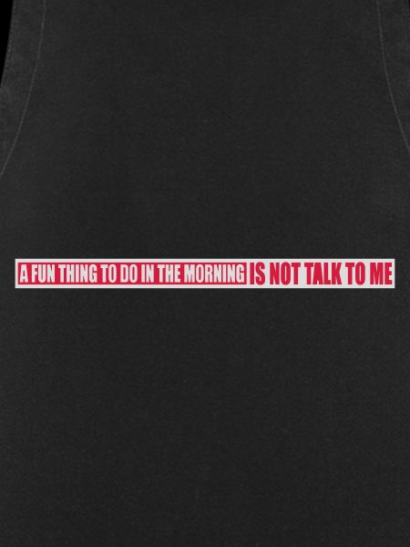 not talk to me