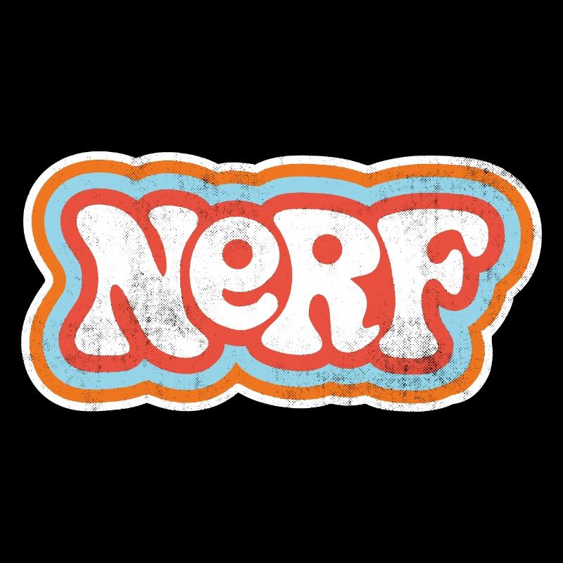 Nerf Logo Farbig Cooles Design