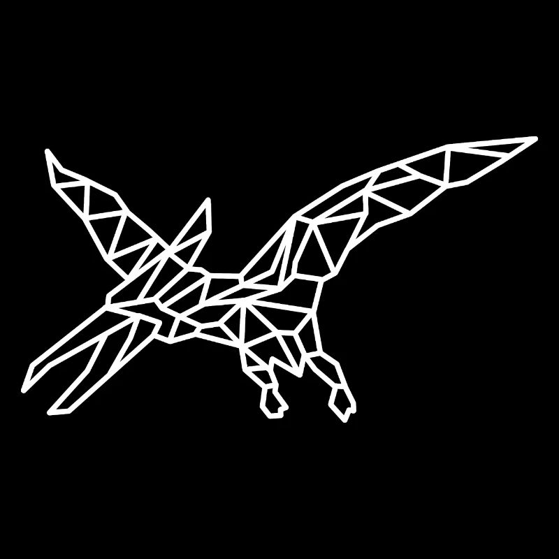 Flugsaurier Dino Geometrie