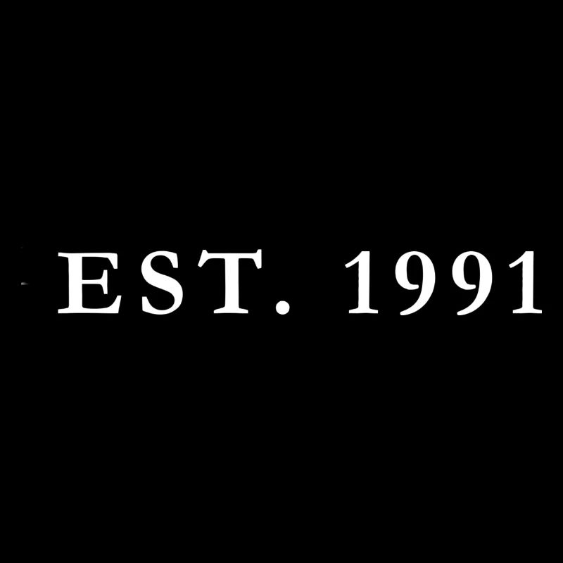EST. 1991 Geburtstag
