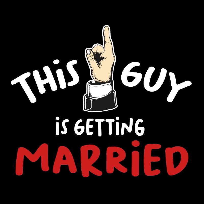 This guy is getting married / white