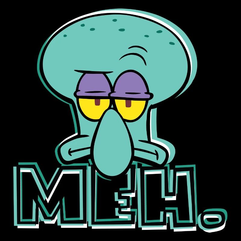 SpongeBob SquarePants Squidward Meh