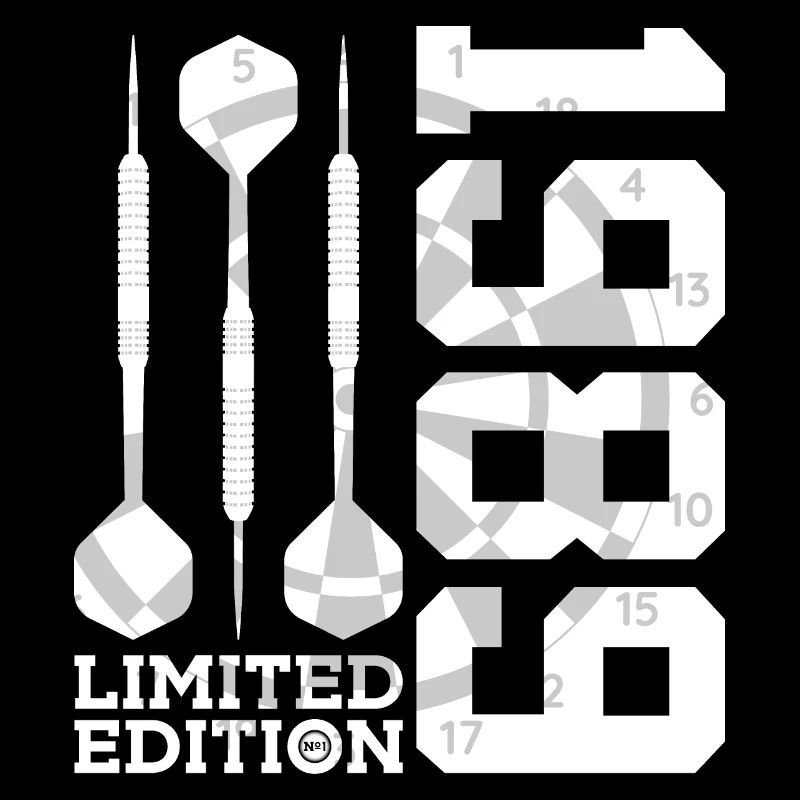ÉDITION LIMITÉE 1989 DARTS 37E ANNIVERSAIRE