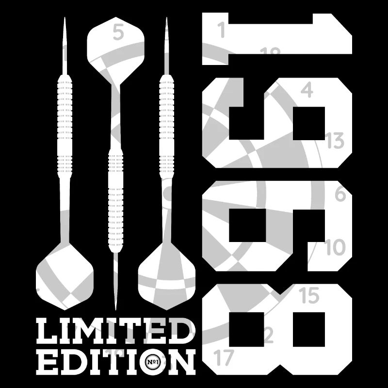 LIMITED EDITION 1968 DARTS 58. GEBURTSTAG